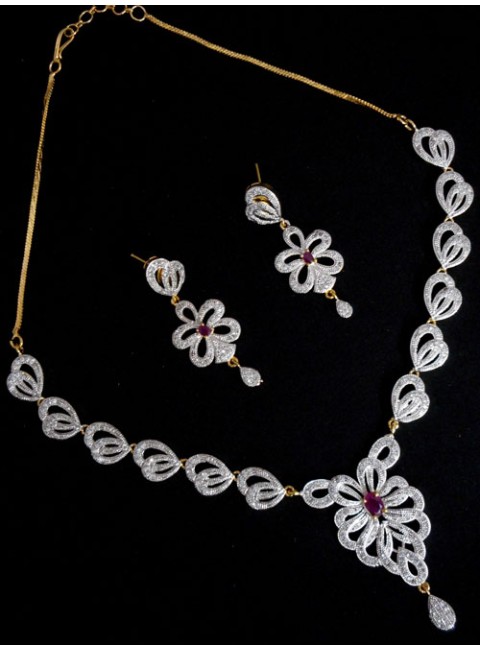 CZ=Necklace Set